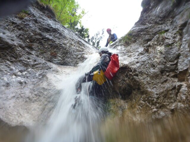 Canyoning Fun Bayern Echt Posch Seiler Benny