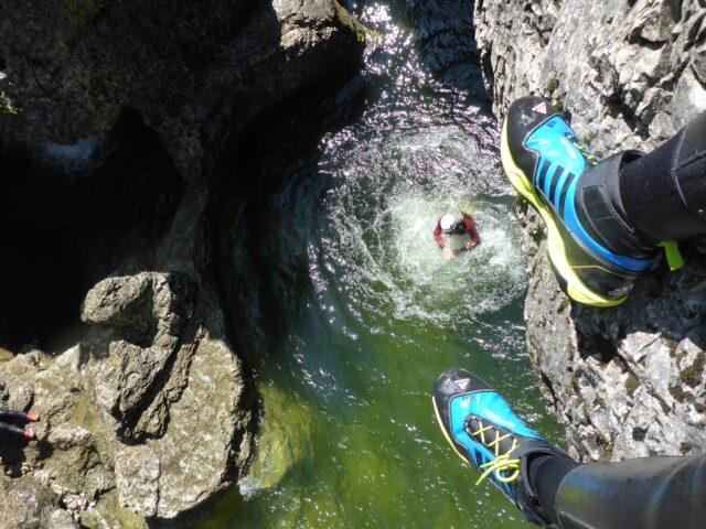 Canyoning Fun Einsteiger Tour Almbachklamm (9)