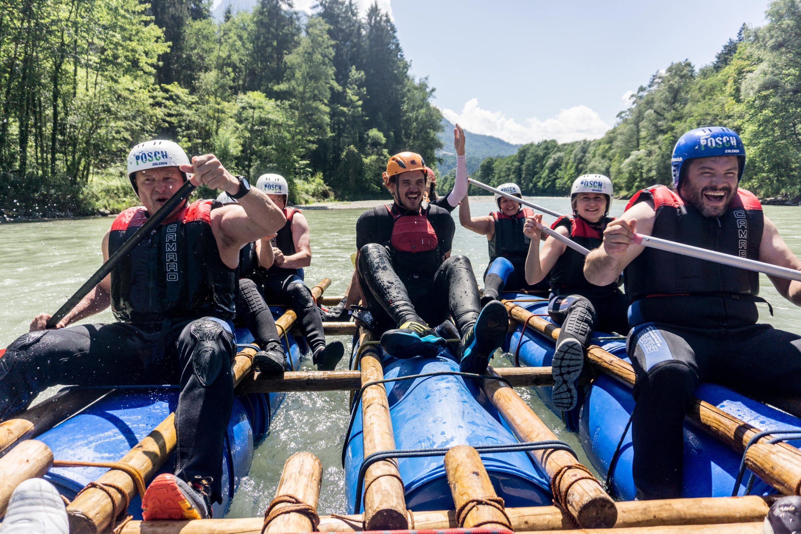 Abenteuer Teambuilding Event: Floßbau | Echt Posch